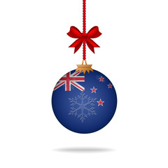 Christmas ball flag New Zealand