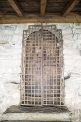 Very old wooden door