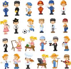 Герои мультфильмов разных профессий