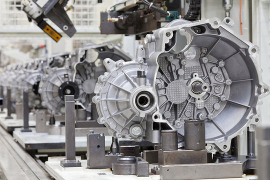Auto Produktion Getriebegeh&auml;use Schaltgetriebe