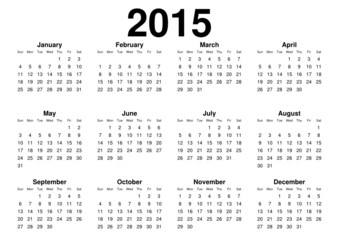 Calendario 2015 