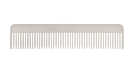 white comb isolated on white