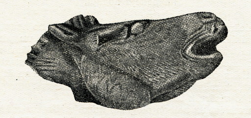 Cro-Magnon horn carving