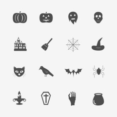 Halloween icons