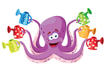 octopus with watering set