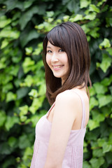 Fototapeta premium 笑顔の女性