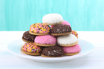 marshmallow biscotti colorati