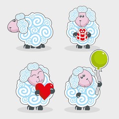 sheep. vector