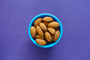 Almonds in a bowl