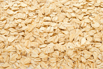 Oatmeals close up