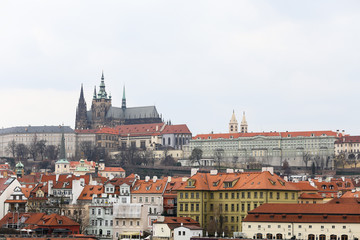 Fototapeta na wymiar Burgstadt in Prag