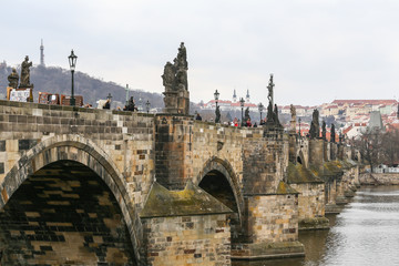 Fototapeta na wymiar Prager Karlsbrücke