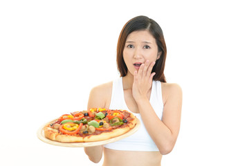 ダイエット中の女性