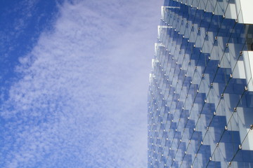 Facade detail in office building