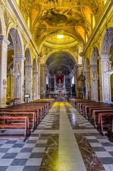 Fototapeta premium Inside the cathedral of Acireale ( Maria Santissima Annunziata)