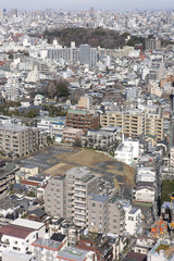 Obraz premium 文京シビックセンターからの展望