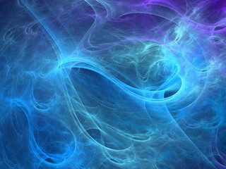 Digital paint from fractal canvas background
