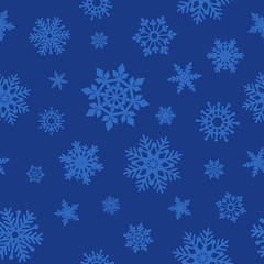 Fototapeta na wymiar vector seamless background with snowflakes