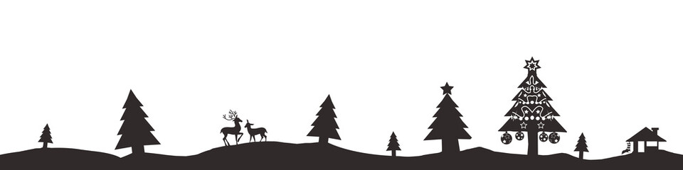 cb15 ChristmasBanner - endless right - cb5-compatible 4to1 g2662