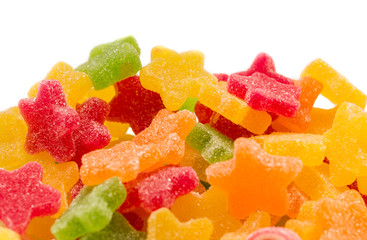 colorful fruit jelly candy