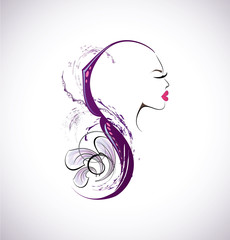 girl in luxury style