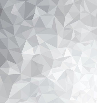 Vector abstract gray, triangles background.