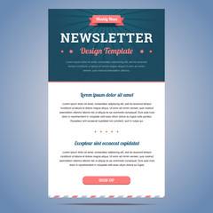 Newsletter design template