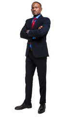 Full length male manager