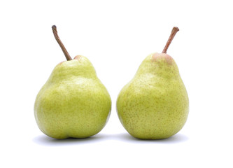 Pears isolated on white background