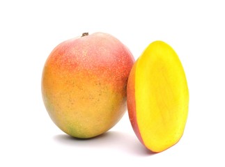 Mango fruit isolated on white background
