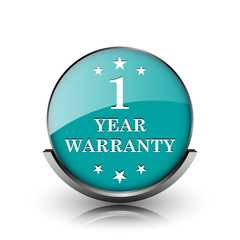 Fototapeta premium 1 year warranty icon