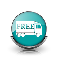 Free delivery truck icon