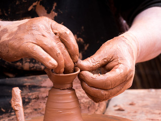 hands of a potter