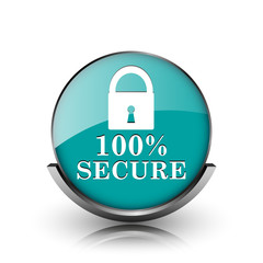 100 percent secure icon