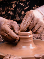 hands of a potter