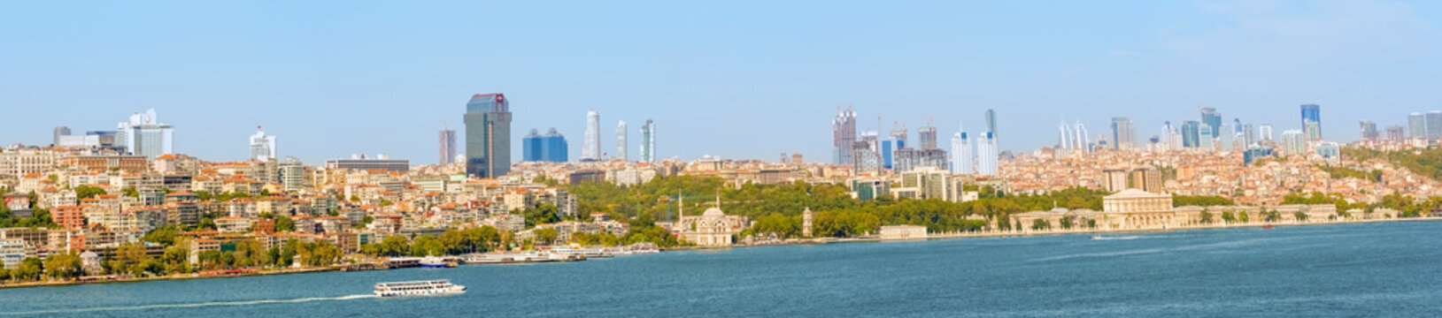 Panoramic view at Istanbul, Turkey.