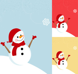 Snowman with Snowflake