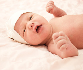 Adorable baby newborn