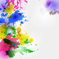 colored blots