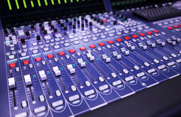 Obraz premium sound equipment,mixer,equalizer,amplifier