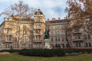Obraz premium Zrinyi Miklos monument, Budapest