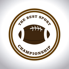 Sports design over white background vector illustration
