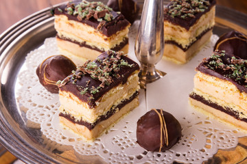 Delicious dessert selection