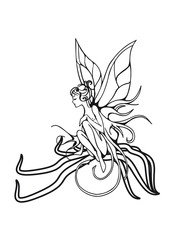 Fee romantik Flügel