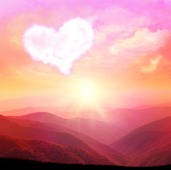 heart cloud