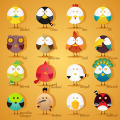 Birds icon set © hudik9