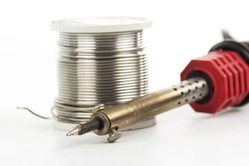 soldering iron soldering wire