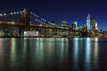 Obraz na płótnie Canvas Manhattan by night