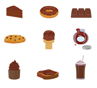 Chocolate food and snacks