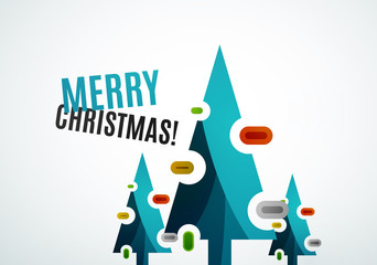 Christmas tree geometric design